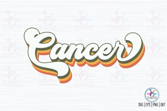 Cancer Retro SVG: Graphics for Crafts & Creative Publishing