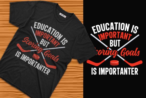 Hockey Funny T-shirt Design: Graphics for Local Branding & T-Shirt Designs