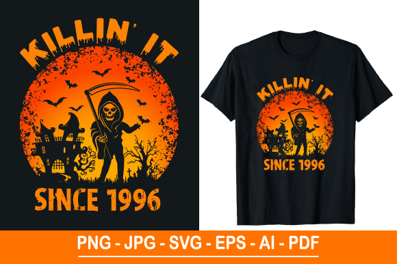 Killin It Since 1996: Graphics & T-Shirt Designs