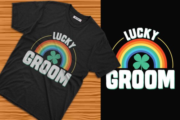 Lucky Groom Bride Graphics: T-Shirt Designs for Real Publishing