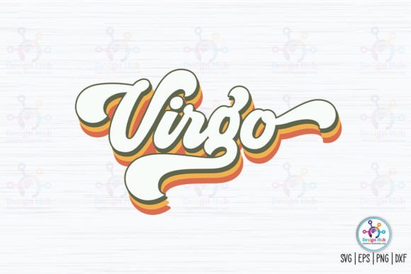 Virgo Retro SVG: Graphics for Crafts Sellers